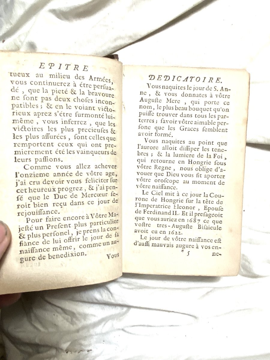 "l'Histoire De Filipe Emanuel De Loraine Duc De Mercoeur": Un Volume Pet. In 12, A Cologne 1689-photo-3