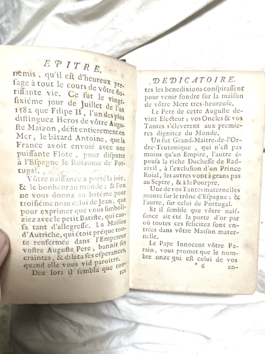 "l'Histoire De Filipe Emanuel De Loraine Duc De Mercoeur": Un Volume Pet. In 12, A Cologne 1689-photo-4