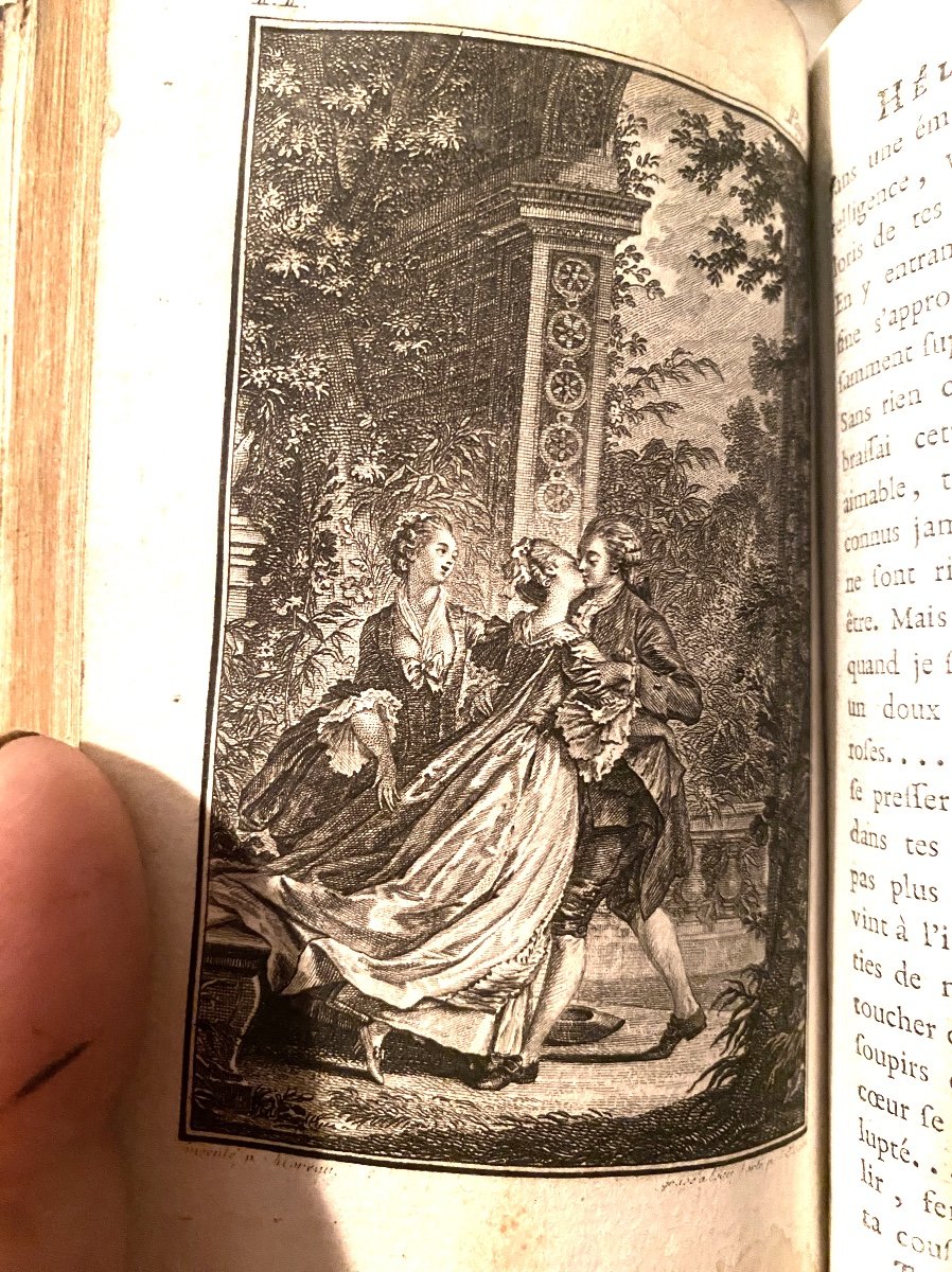 Rousseau "Julie Ou La Nouvelle Héloïse , Ou Lettres De Deux Amans"7 Vols.illustré  Londres 1781-photo-2