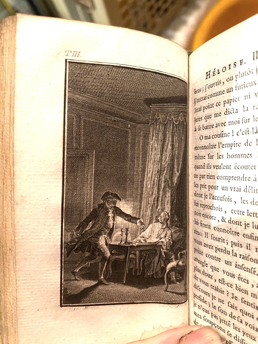 Rousseau "Julie Ou La Nouvelle Héloïse , Ou Lettres De Deux Amans"7 Vols.illustré  Londres 1781-photo-5