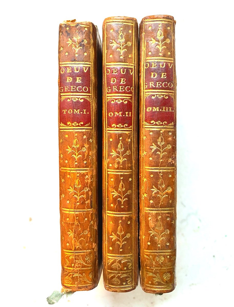 Exemplaire En 3 Vol In 18 :"Oeuvres Choisies De Grécourt", Genève 1777 ( Cazin Paris )