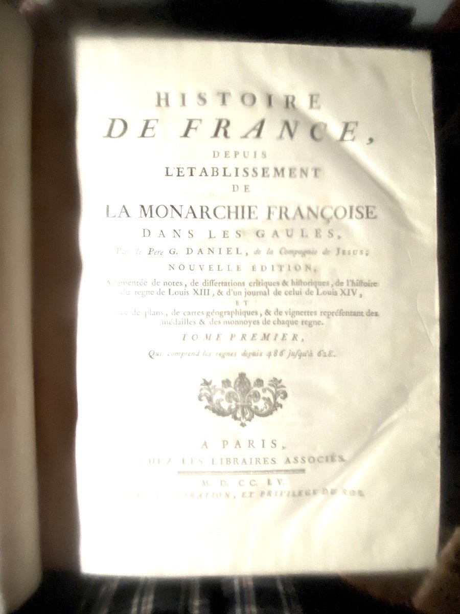 Histoire De France Depuis l'établissement De La Monarchie Française Dans Les Gaules 17 Vol In 4-photo-2