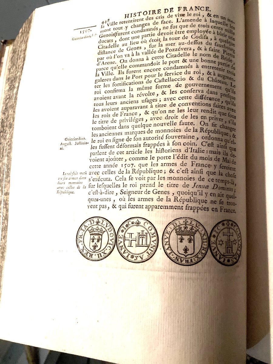 Histoire De France Depuis l'établissement De La Monarchie Française Dans Les Gaules 17 Vol In 4-photo-7