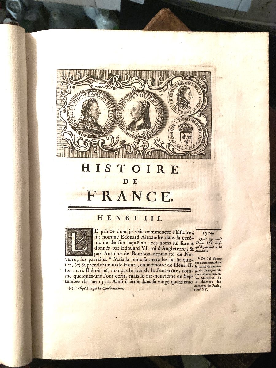 Histoire De France Depuis l'établissement De La Monarchie Française Dans Les Gaules 17 Vol In 4-photo-8