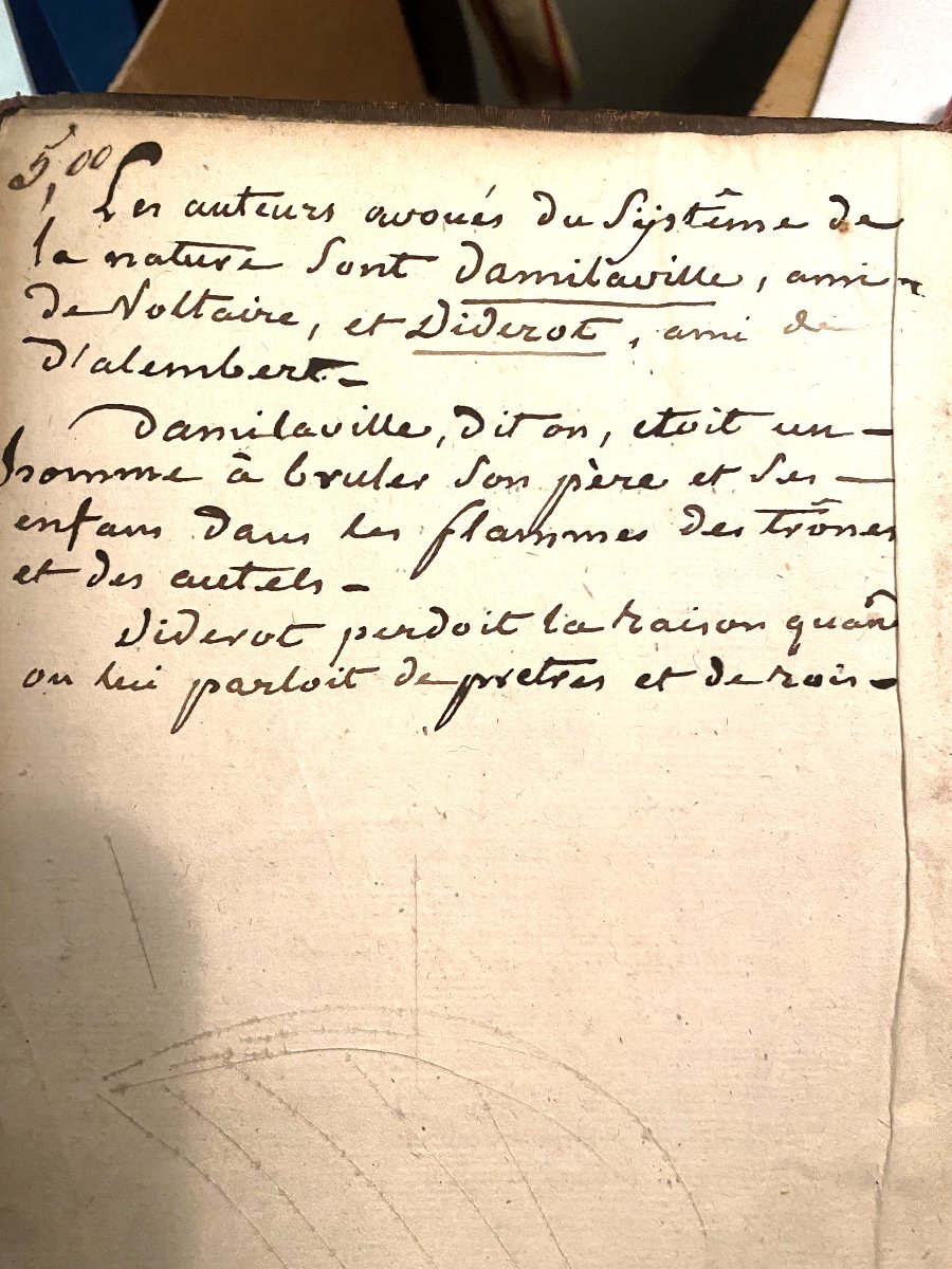 Le Vrai Sens Du Systême De La Nature . A Londres 1774 , Edition Originale: Helvetius /d'holbach-photo-1