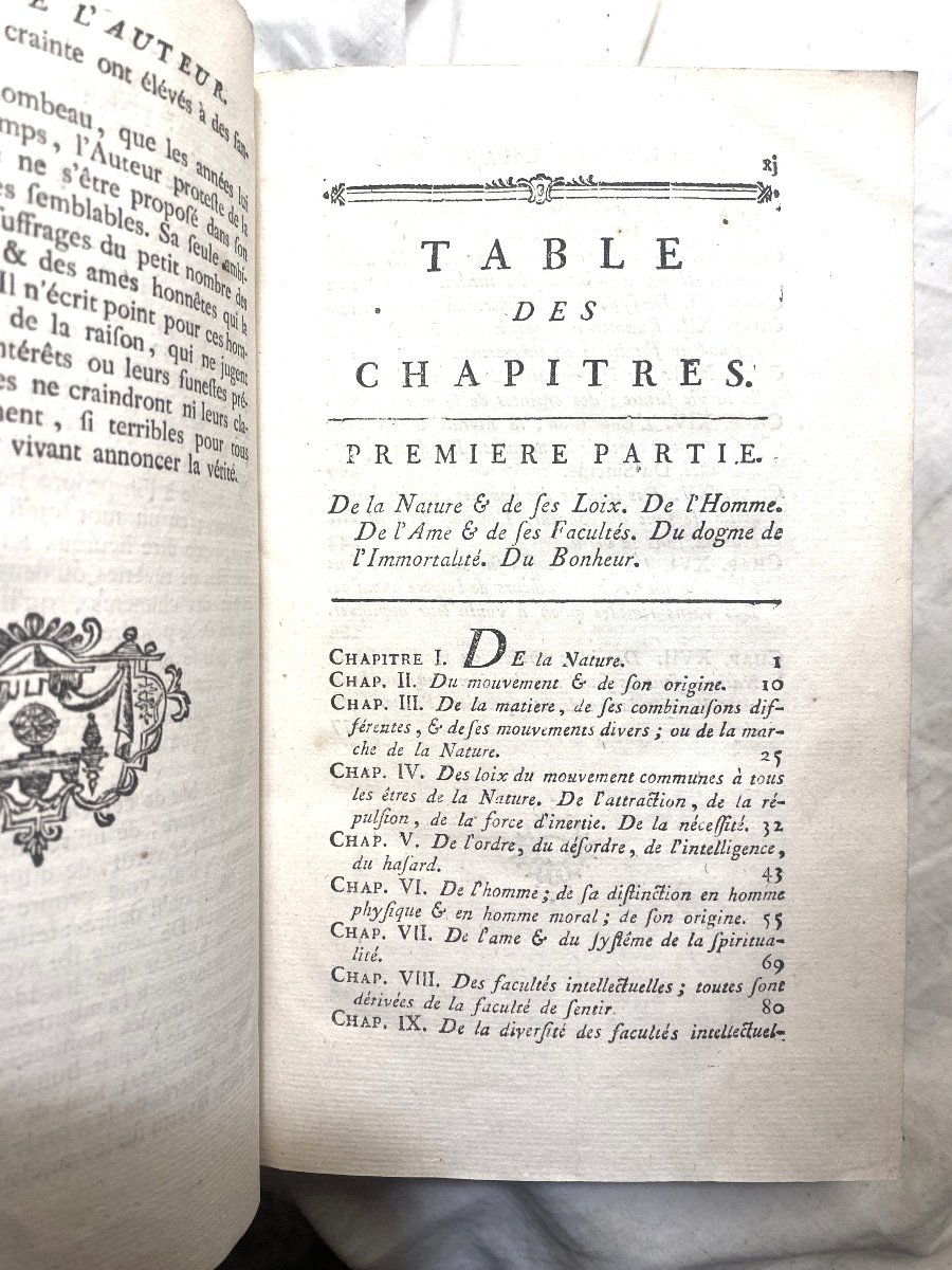 Le Vrai Sens Du Systême De La Nature . A Londres 1774 , Edition Originale: Helvetius /d'holbach-photo-4