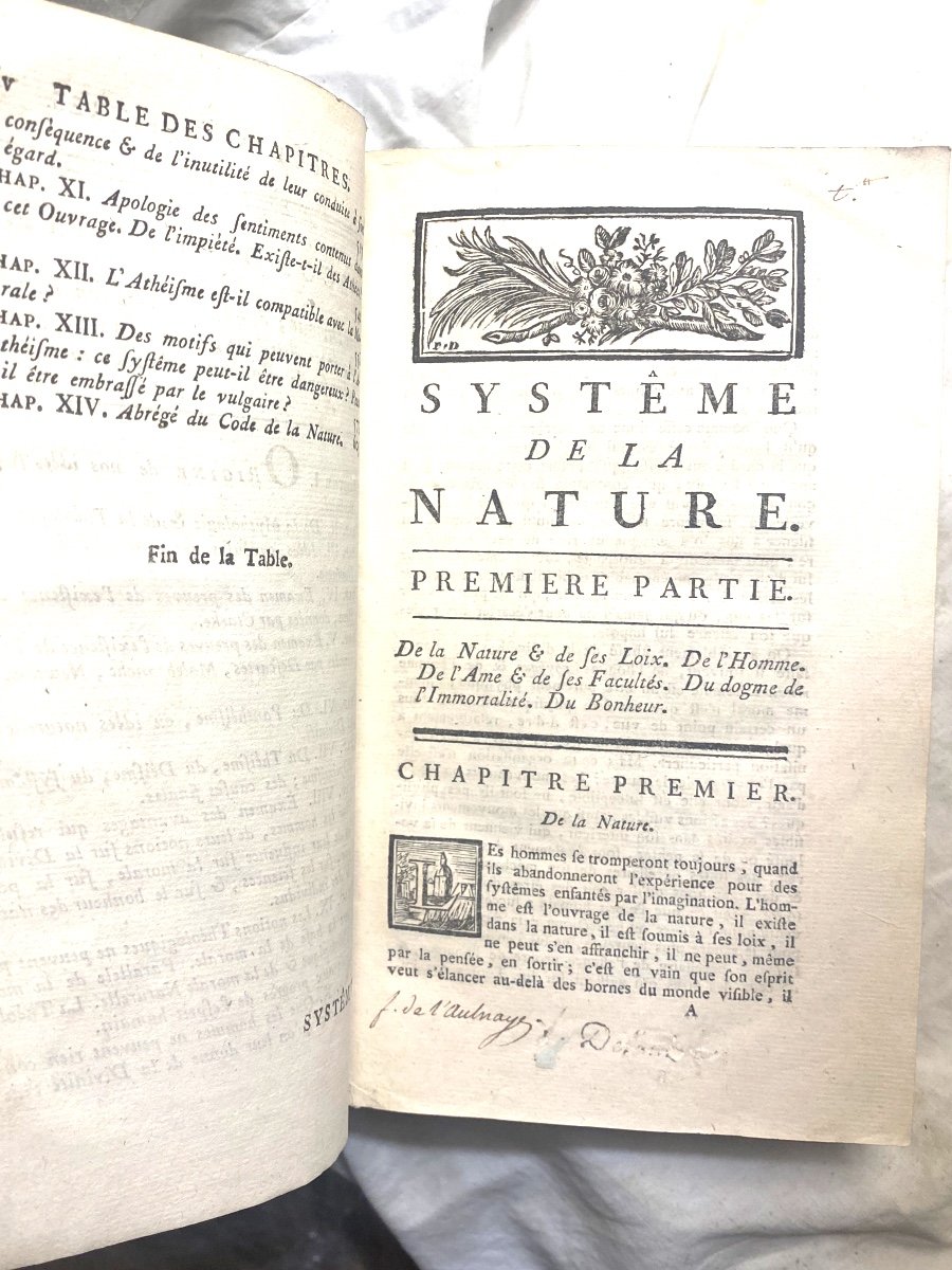 Le Vrai Sens Du Systême De La Nature . A Londres 1774 , Edition Originale: Helvetius /d'holbach-photo-6