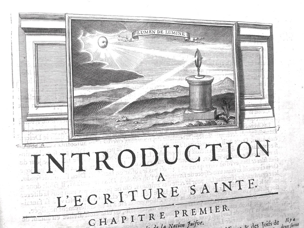 "the Great Dictionary Of The Bible" In Two Beautiful Volumes Infolio, In Lyon 1768, By Mr Simon;-photo-4