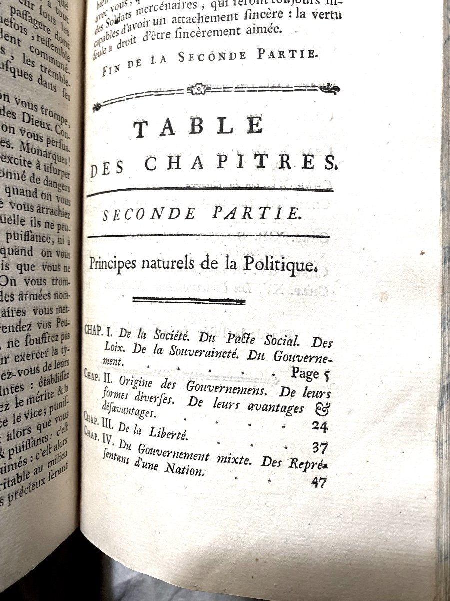 Rare Volume In 8 En 3 Tomes 1773, à Londres :Système Social, Ou Principes Naturels De La Morale-photo-5