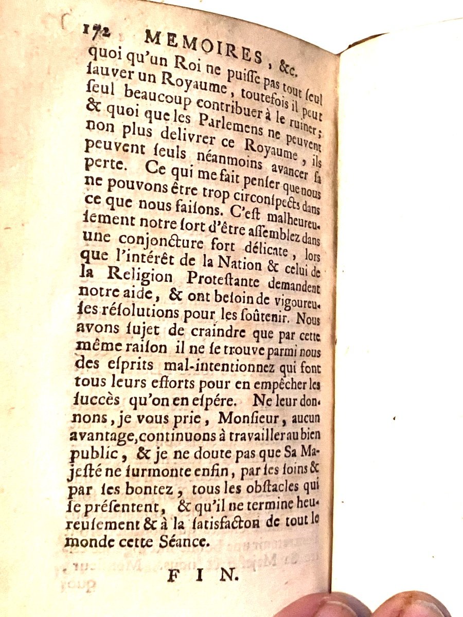 "nouveaux Mémoires Du Chevalier Guillaume Temple" :1 Volume In 12. . Aux Armes . A La Haye 1729-photo-7