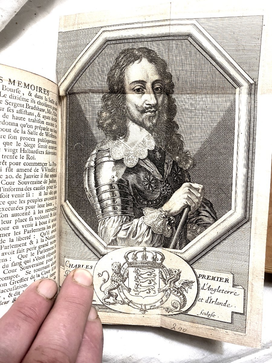 3 Beautiful Volumes In 12: The Memoirs Of Edmond Ludlow Under Charles I And II Of England-photo-2