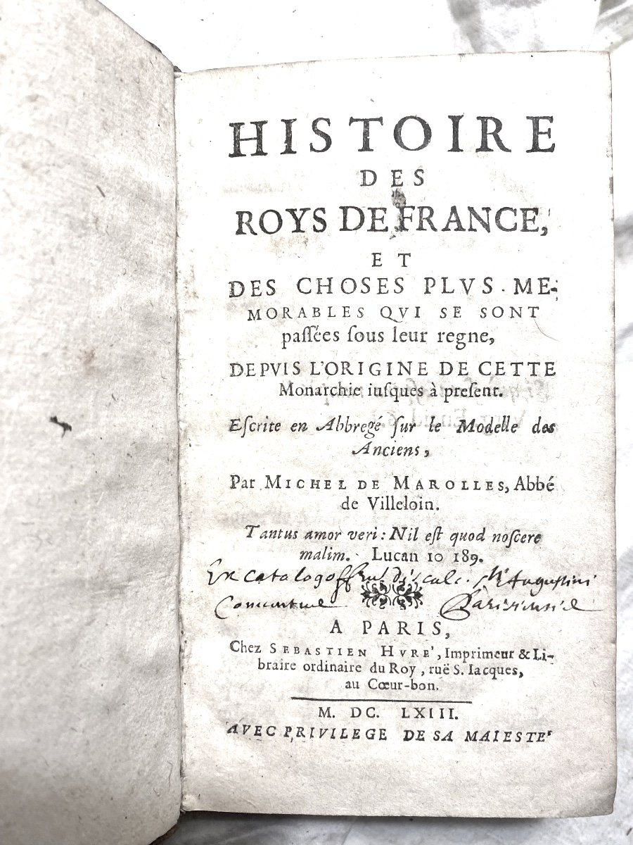 "histoire Des Roys De France Et Des Choses Plus Mémorables Qui Se Sont Passées Sous Leur Règne"-photo-4