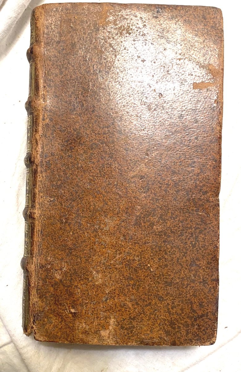 Large 17th Century Volume, In 12 A Utreh 1693; "the Mixed Works Of Monsieur Le Chevaliertemple"-photo-4