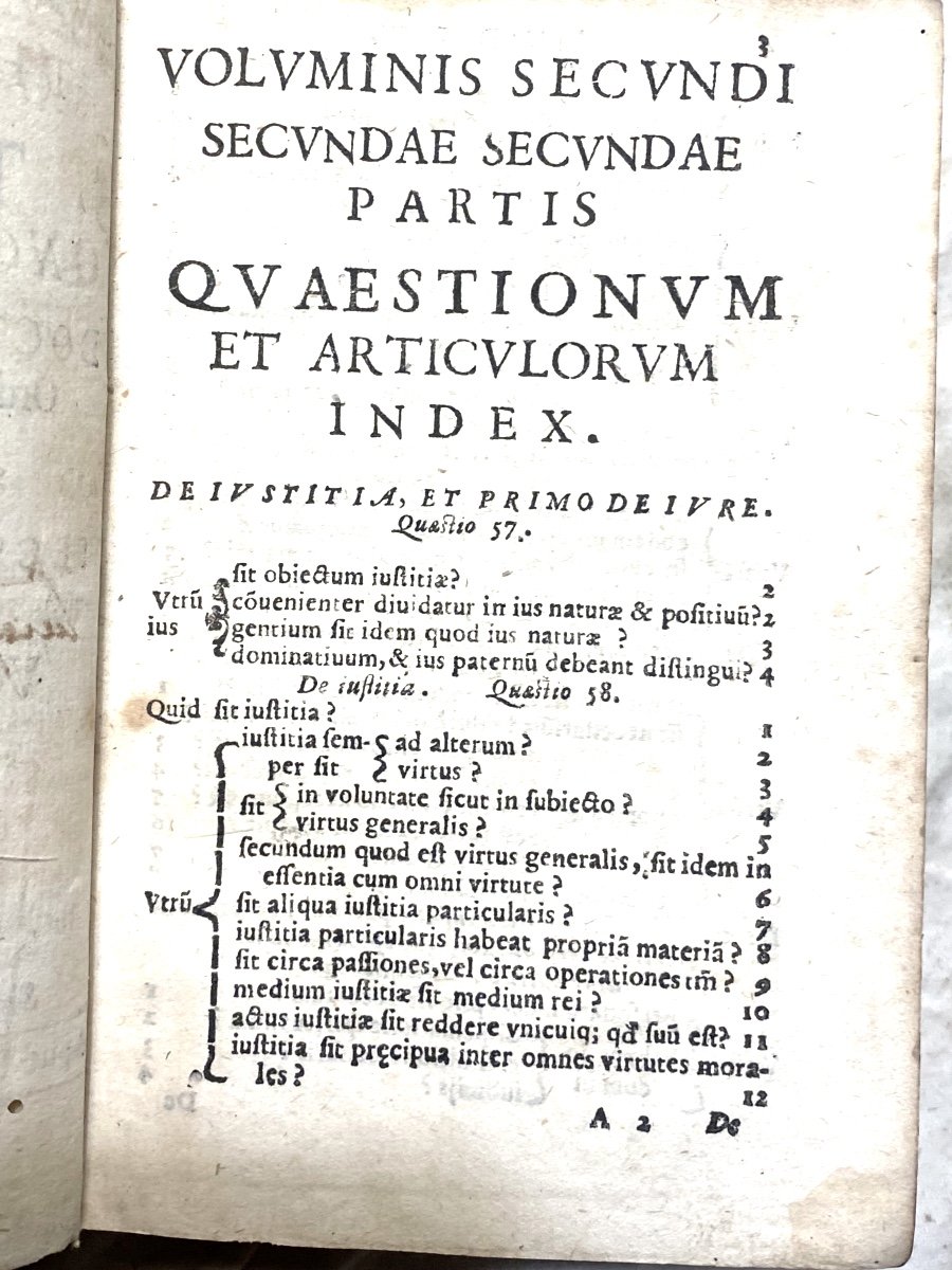 N° 137 From The Library De Voyer d'Argenson 1 Vol. In 16 . St. Thomas Aquinas-photo-2