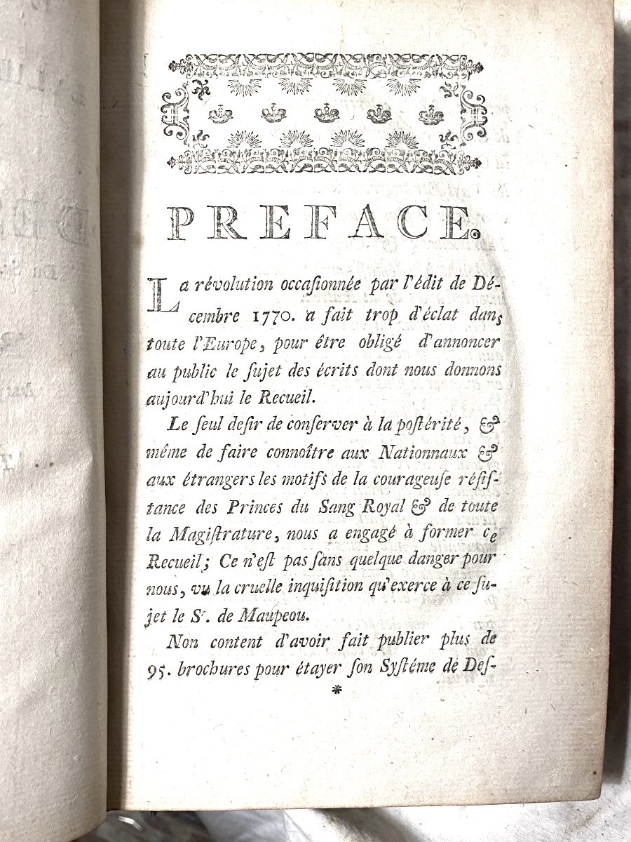 "les Efforts De La Liberté & Du Patriotisme Contre Le Despotisme",du Sr. De Maupéou Chancelier.-photo-1