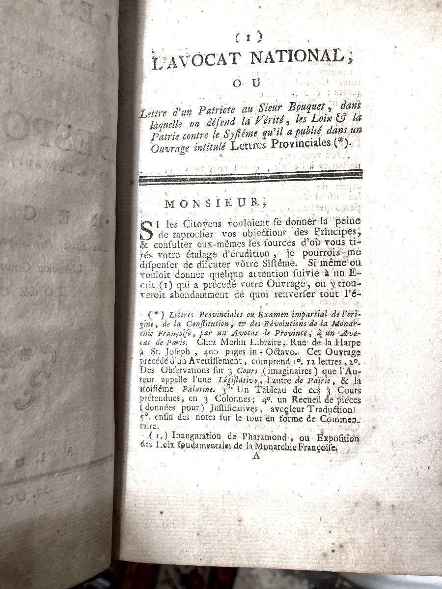 "les Efforts De La Liberté & Du Patriotisme Contre Le Despotisme",du Sr. De Maupéou Chancelier.-photo-6