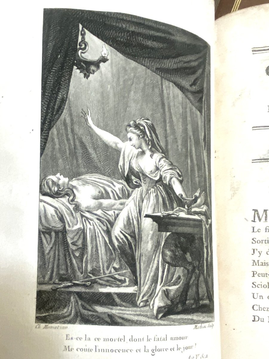 2 Strong Vol. In 8, In Paris "works Of Colardeau". From The French Academy, Illustrated From 1779-photo-2