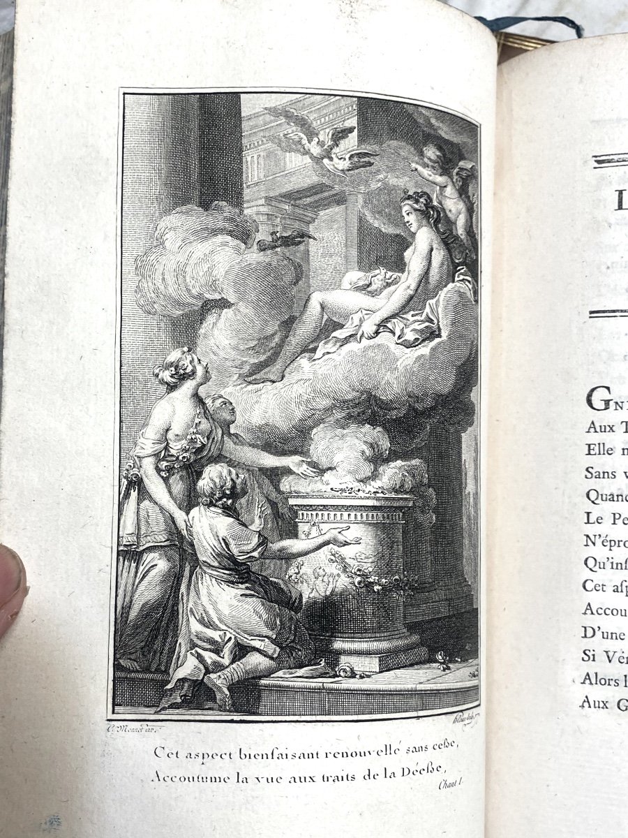 2 Strong Vol. In 8, In Paris "works Of Colardeau". From The French Academy, Illustrated From 1779-photo-5