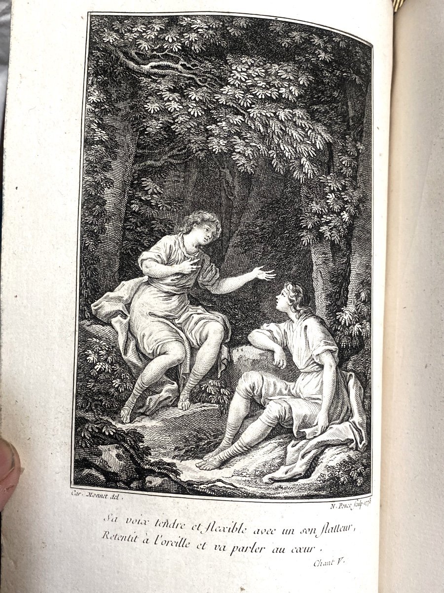 2 Strong Vol. In 8, In Paris "works Of Colardeau". From The French Academy, Illustrated From 1779-photo-7