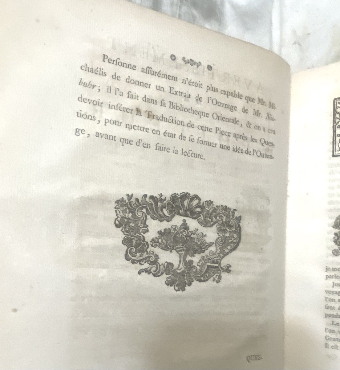 Fascination Of The Middle East From 1774 "questions On A Trip To Arabia By Mr. Michaélis" 1 Vol.-photo-2