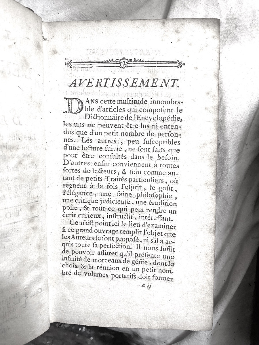  Série: "l'esprit De l'Encyclopédie ", Ou Choix Des Articles ,  5 Volumes In 12 . A Genève 1771-photo-1