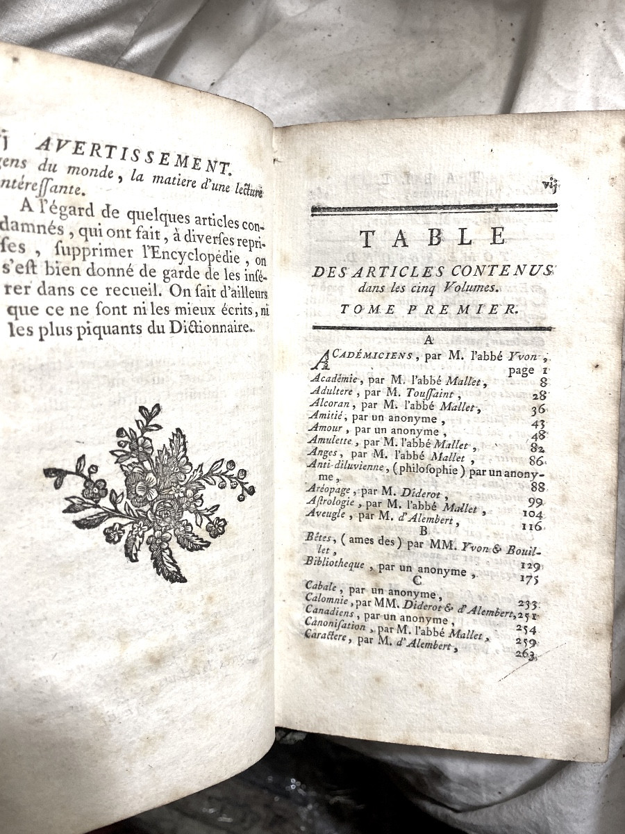  Series: "the Spirit Of The Encyclopedia", Or Selection Of Articles, 5 Volumes In 12. Geneva 1771-photo-3