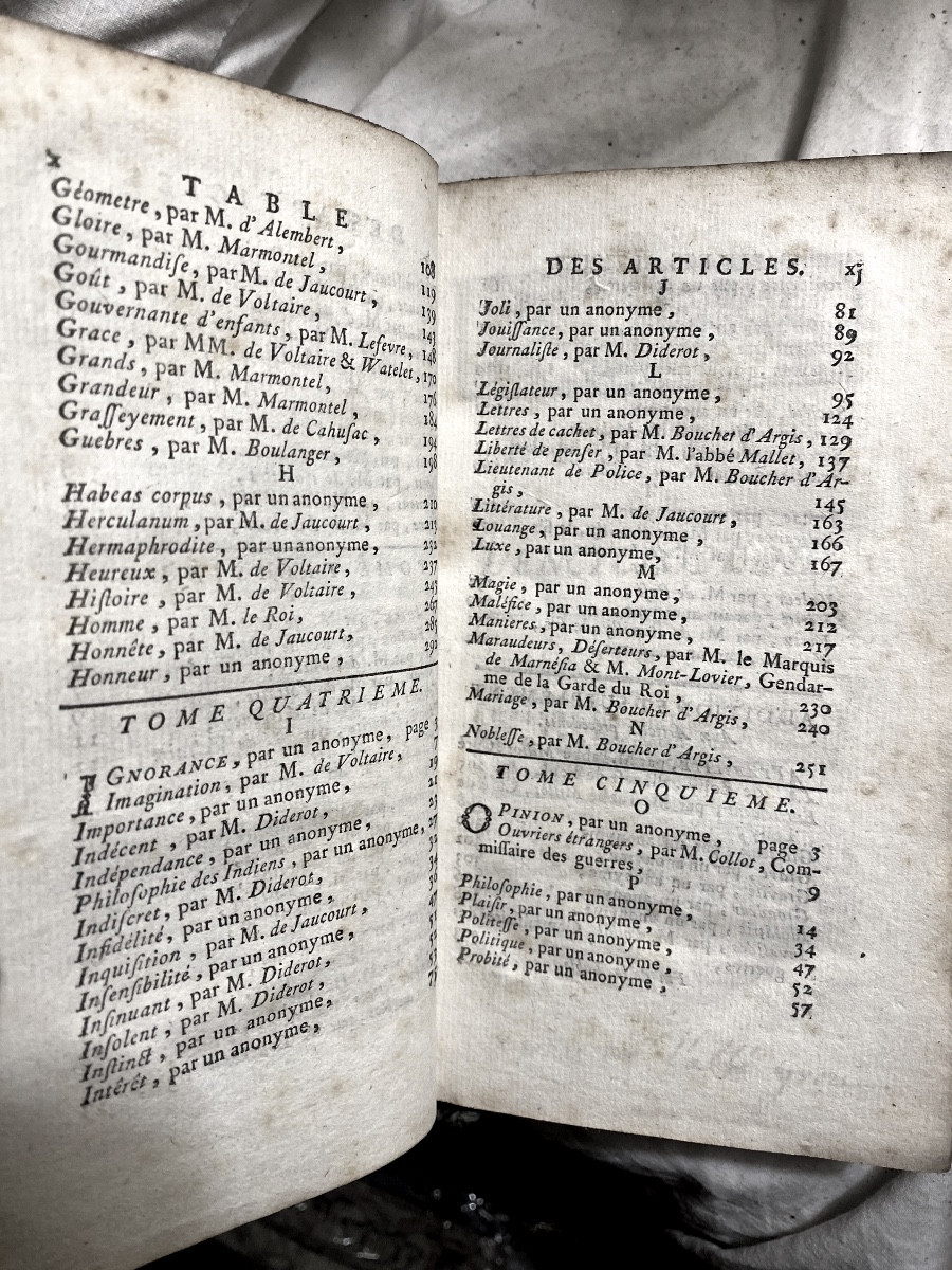  Série: "l'esprit De l'Encyclopédie ", Ou Choix Des Articles ,  5 Volumes In 12 . A Genève 1771-photo-5