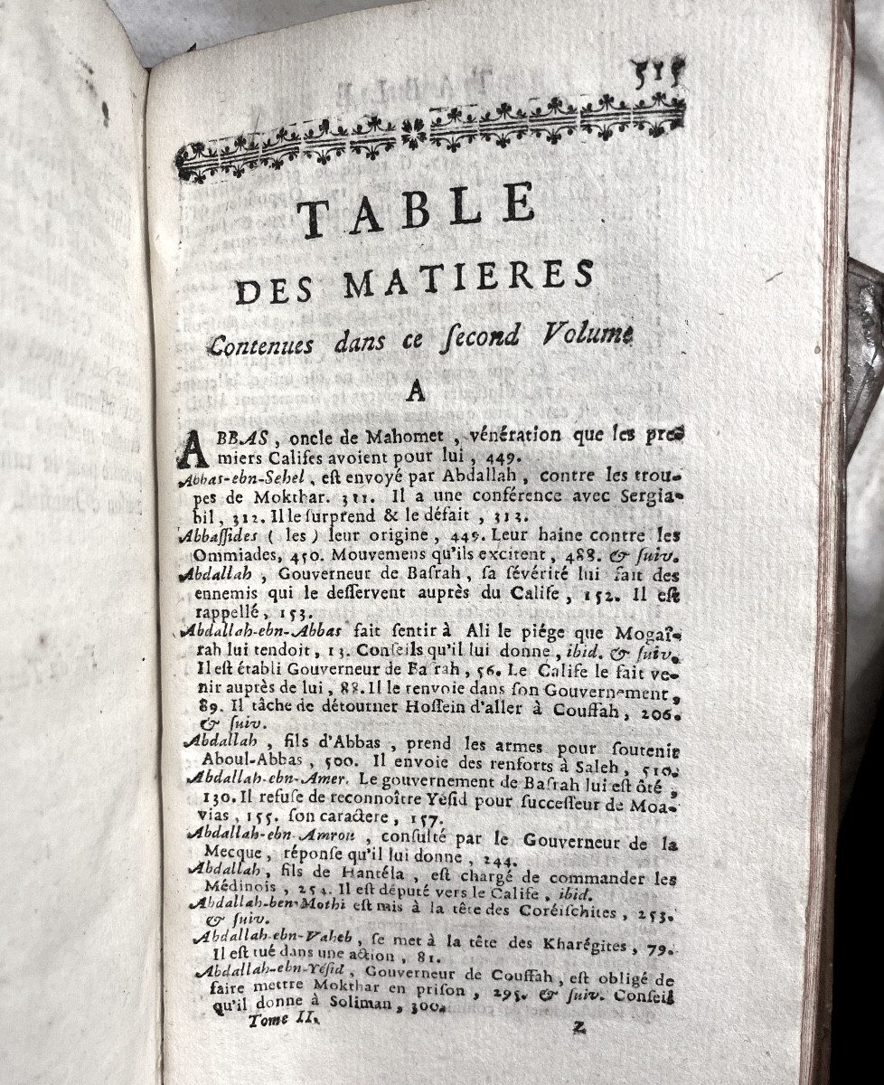 4 Beautiful Volumes In 12 "history Of The Arabs Under The Government Of The Caliphs", Abbot De Marigny-photo-2