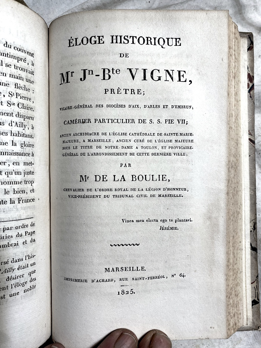 Important Recueil De 10 P 1800 à 1826 De Pièces Touchant l'Eglise 1 Vol. In 8 , Aux Armes 19ème-photo-5