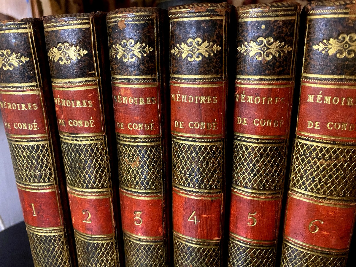  6 Vol. Memoirs Of Condé Or Collection To Serve The History Of France François II & Charles Ix-photo-2