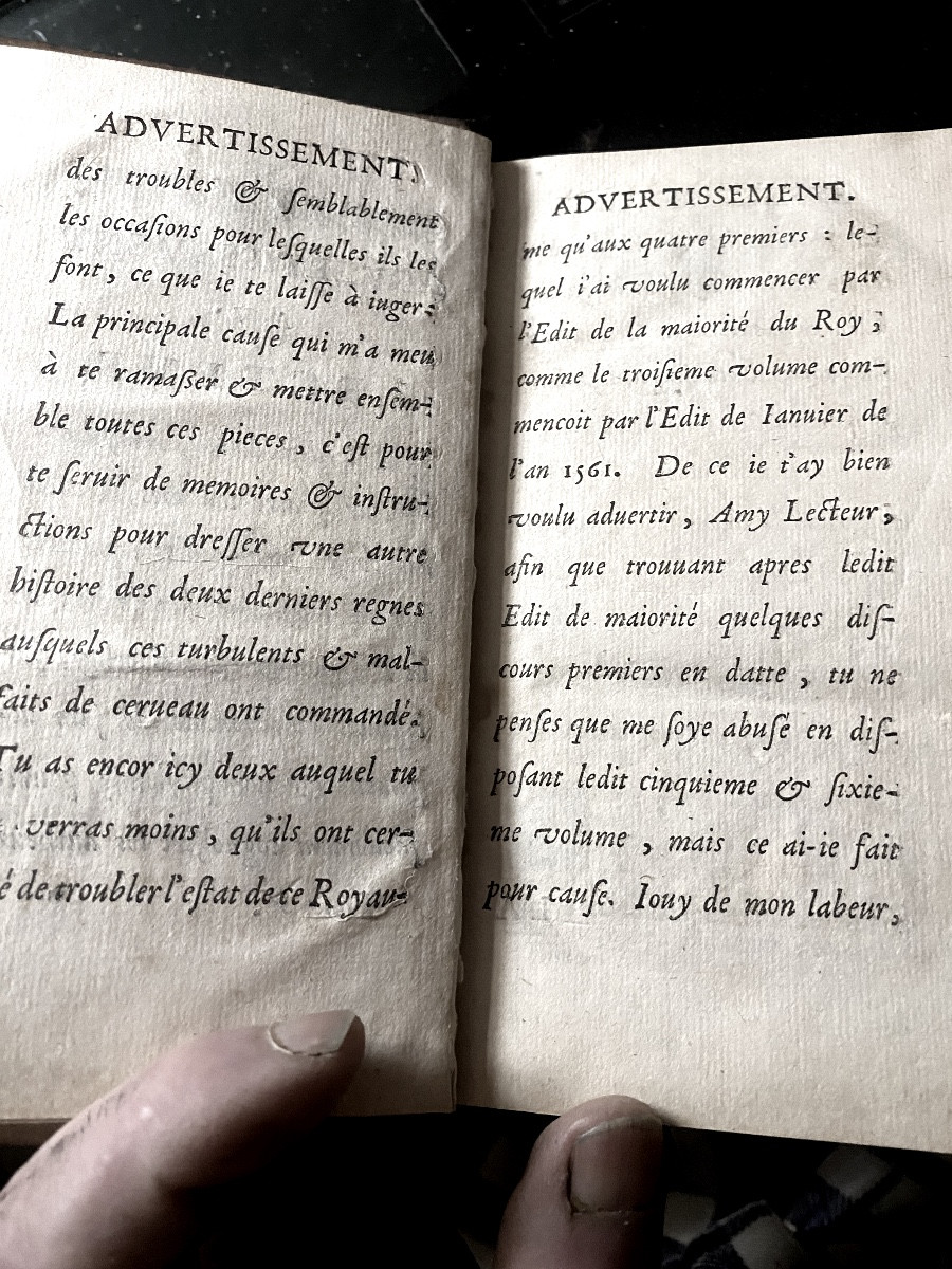  6 Vol.Mémoires De Condé Où Recueil Pour Servir A l'Histoire De France François II & Charles IX-photo-6