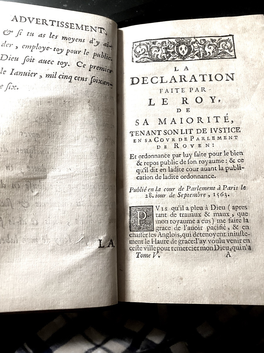  6 Vol.Mémoires De Condé Où Recueil Pour Servir A l'Histoire De France François II & Charles IX-photo-7