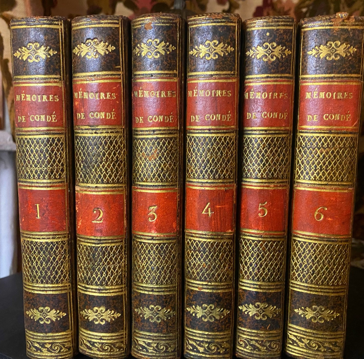  6 Vol. Memoirs Of Condé Or Collection To Serve The History Of France François II & Charles Ix