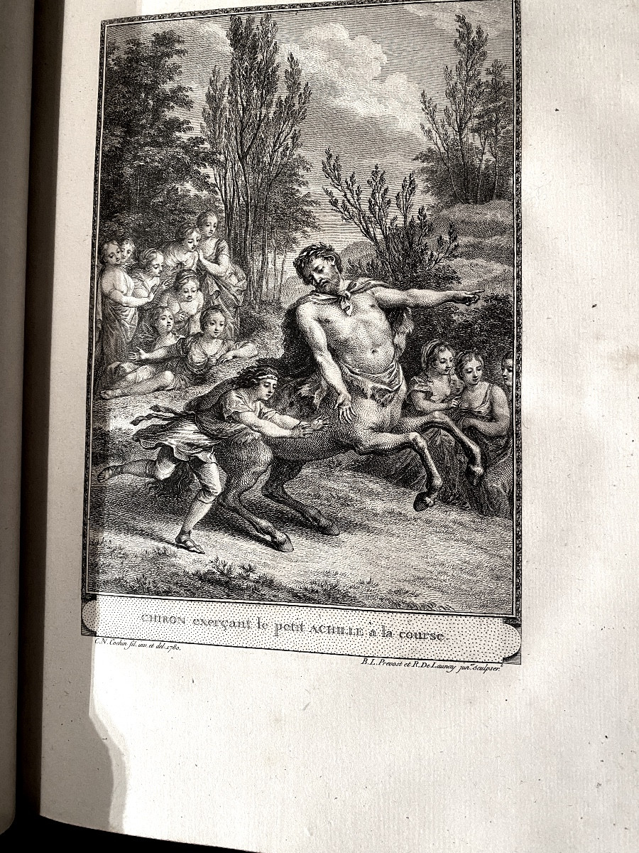  Rare état Neuf :11 Volumes In 4:  En Veau Blond Oeuvres De J.J.Rousseau . Genève 1772, Illust.-photo-3