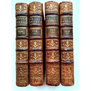 En 4volumes Pièces Intéressantes Et Peu Connues Pour Servir à l'Histoire De La Littérature 1785