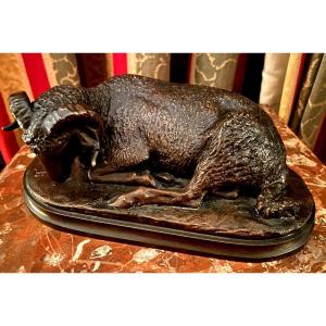 Very Rare Well Chiseled Bronze Very Detailed By Rosa Bonheur Around 1846 An Incomparable Patina