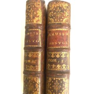 Amusements Historiques En Deux Volumes In12 à Paris 1735