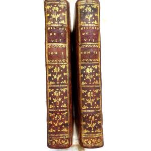  Belle "Histoire De Charles VII" En Deux Volumes In 12 . A Paris , Quai Des Augustins 1754