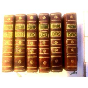 Six Beaux Volumes In 12 . A Paris 1773 ," Leçons De Physique Expérimentale" Par M. l'Abbé 