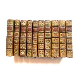 Magnifique Série En 10 Vol. "Oeuvres d'Horace;; Avec Des Remarque,  Mr Dacier; Amsterdam . 1727