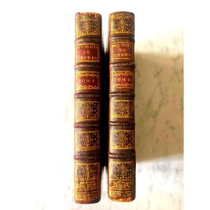 Beautiful Edition, Two Volumes In 12. In London 1738 "memoirs Of Marshal De Berwik" Duke And Peer