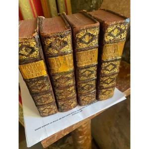 4 Volumes In 12 Illustrated From 1727: "history Of The War Of The Low Countries" By Rp Famien Strada 