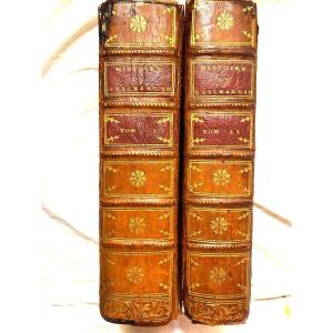 Rare Deux Forts Volumes In 8 De 1593 : "Histoire Des Guerres d'Italie " Par François Guichardin