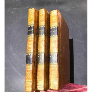 3 Superb Vol. 1st Empire "roman Of Louis Bonaparte" (1778-1846) "marie Or The Dutchwomen"