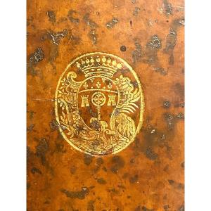 Very Famous Work Of The Historian Nieuport In Its Binding "with Arms" Customs Of The Romans..