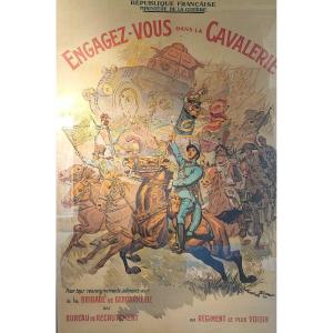 Georges Scott 1929 Advertising Poster - Join The Cavalry