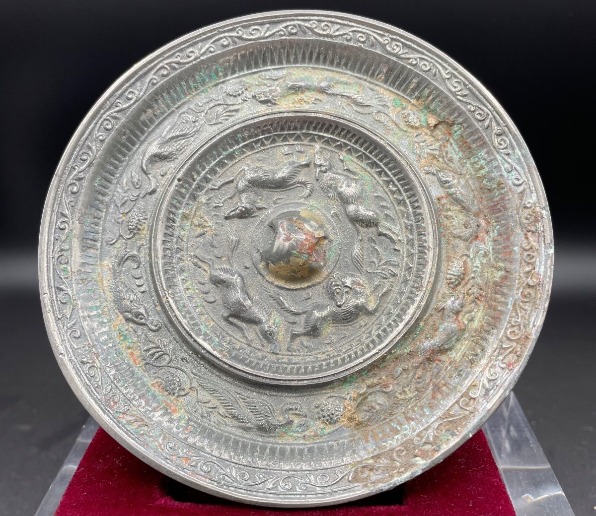 Chinese Mirror From The 8th Century Tang Period