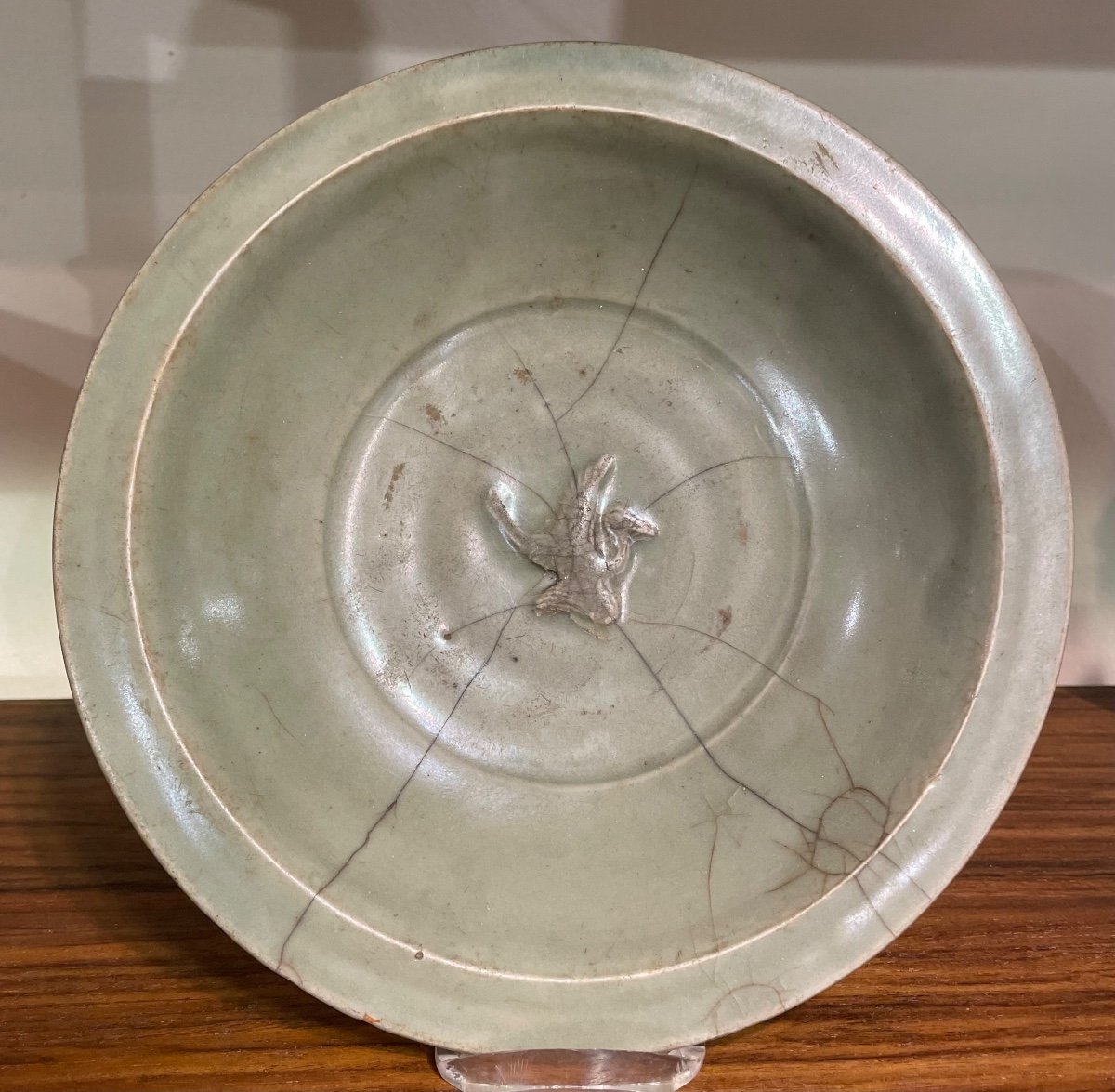 Celadon Glaze Dish China Yuan XIV