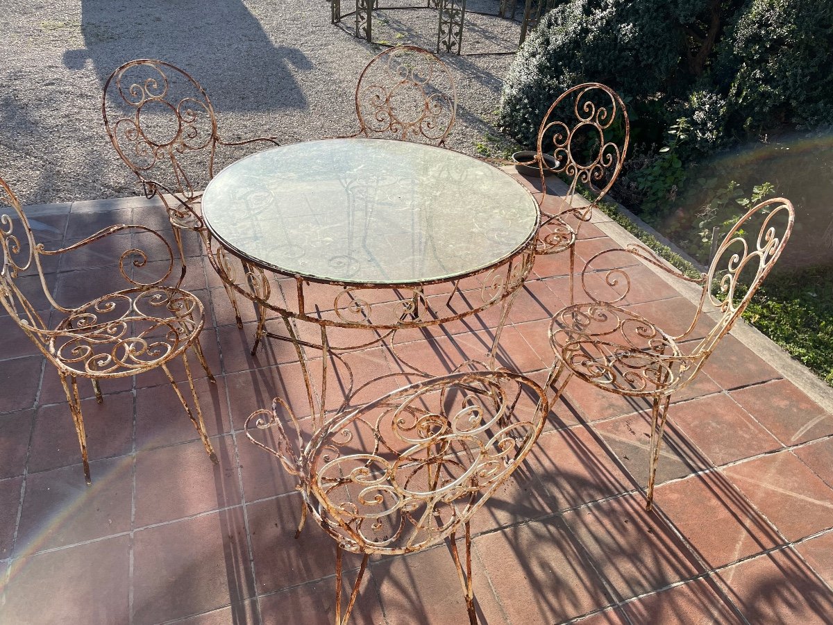 Mobilier De Jardin Des Années 1950-photo-2