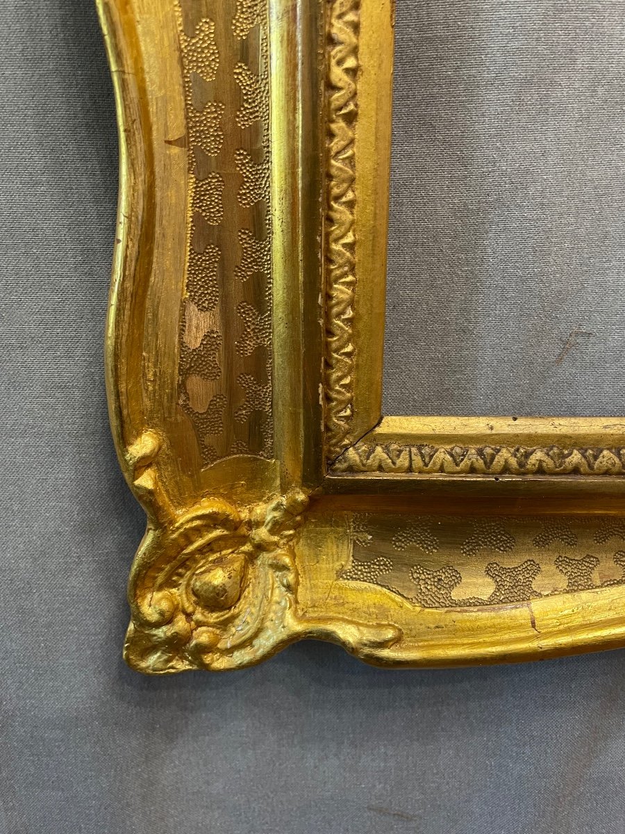 Gilded Frame And Stamped 19th Century-photo-1